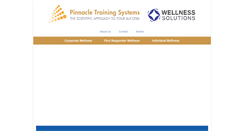 Desktop Screenshot of pinnacletrainingsystems.com